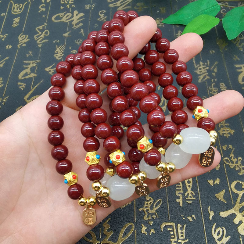 Card Buddha Beads Lucky Female Girlfriends Stall Scenic Spot Live Bracelet