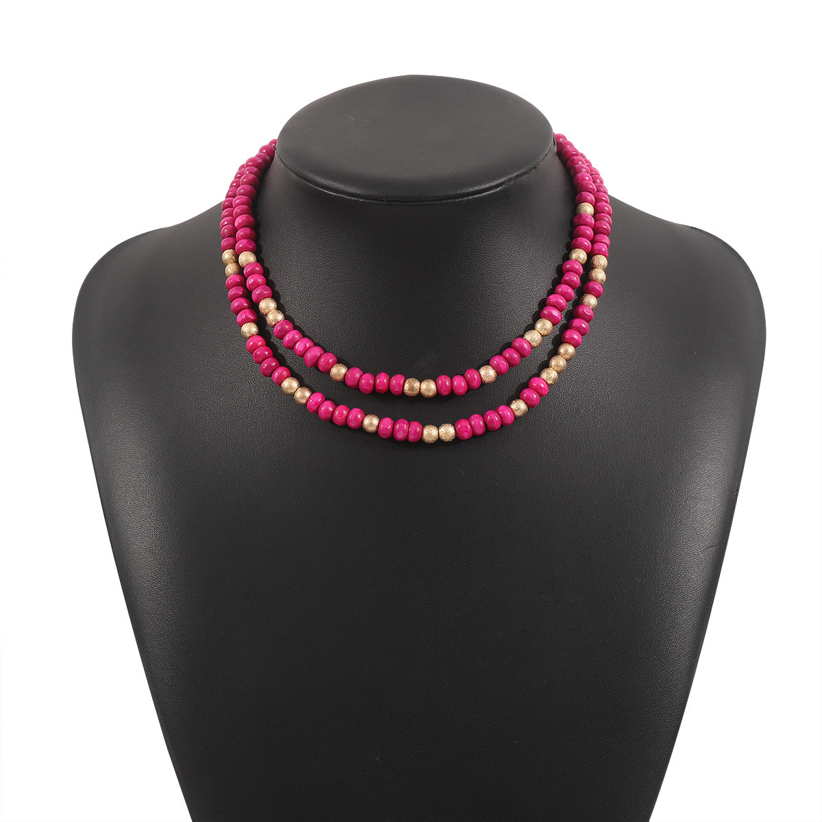 Wooden Bead Beaded Summer Dopamine Chinese Necklaces