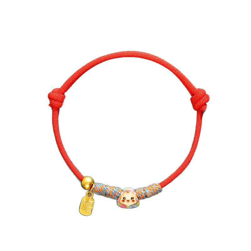 Children's Boat Festival Carrying Strap Small Colorful Rope Hand-woven Life Red Bracelet