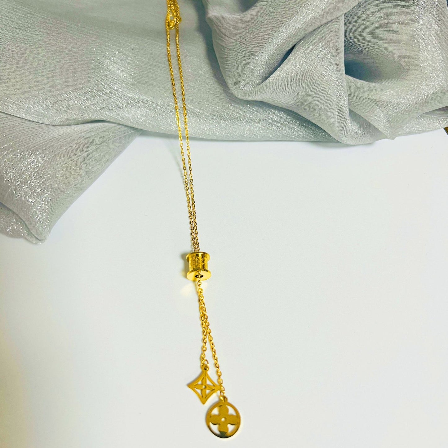 Full Body Titanium Steel Elegant Collection Gold Necklaces