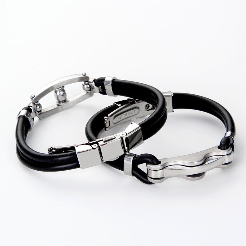 Fashion Couple One Male Female Lettering Bracelets