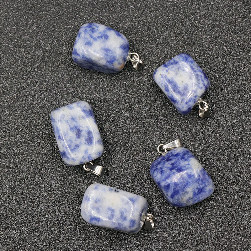 Stone Crystal Agate Small Colorful Jade Irregular Pendants