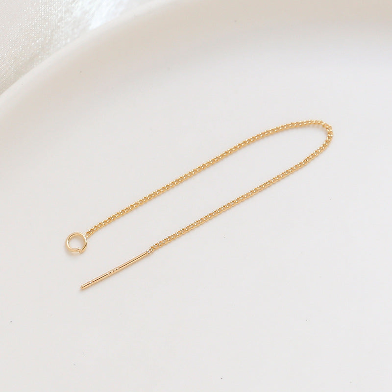 Piercing Copper Plated Real Gold Color Ear Line