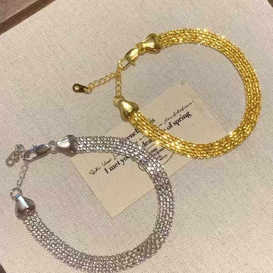 Gold Sier Strap Female Retro Affordable Bracelets