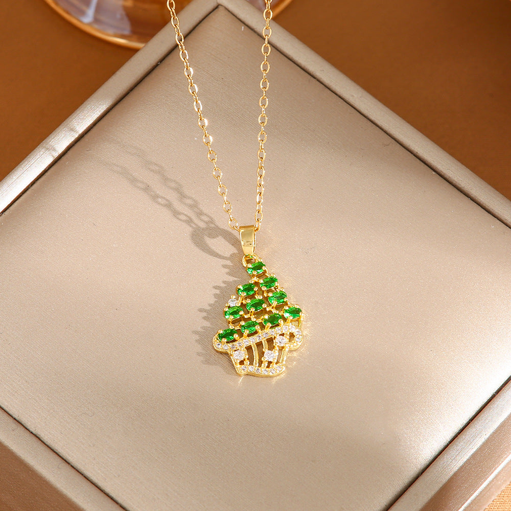 Women's Titanium Steel No Fading High-grade Design Necklaces