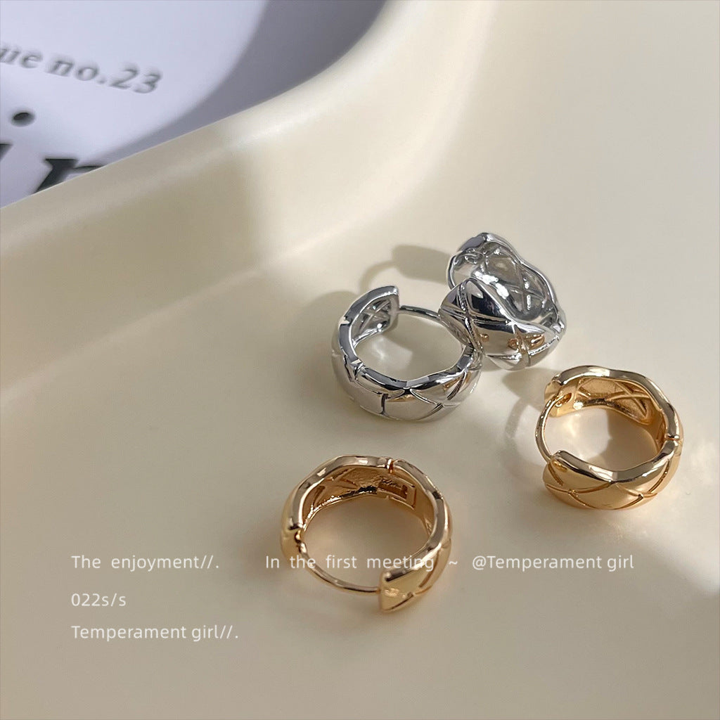Fashion Commuter Advanced Simple Clip Electroplating Graceful Ear Buckle