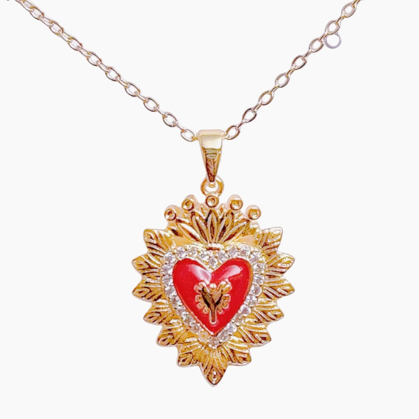 Women's Fashion Simple Love Design Light Luxury Necklace