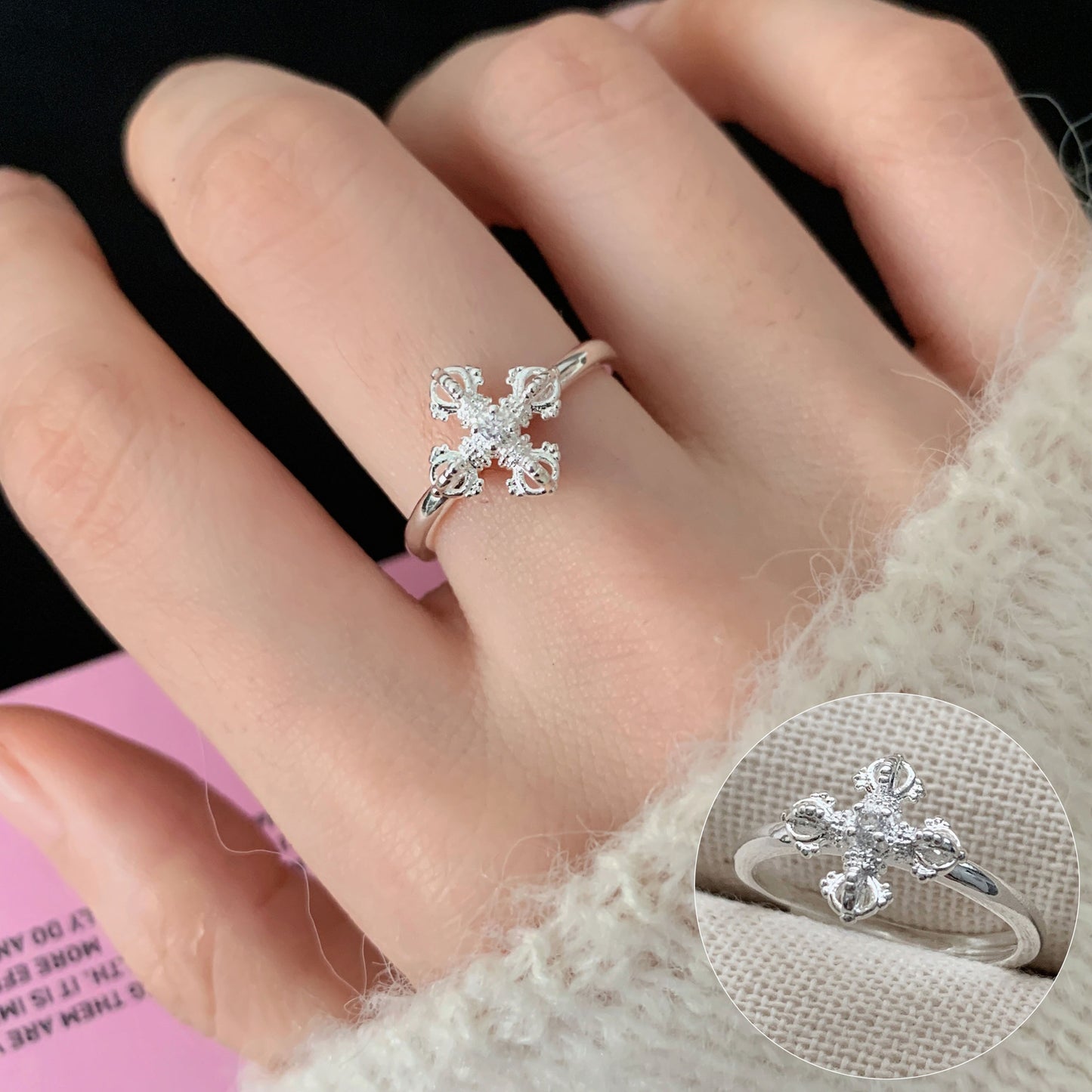 Women's Geometric Fashion Twisted Open-end Personality Hip Rings