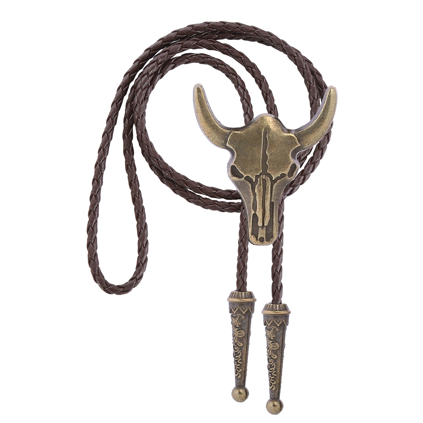 Pretty Skull Neckline Rope Western Cowboy Pendants