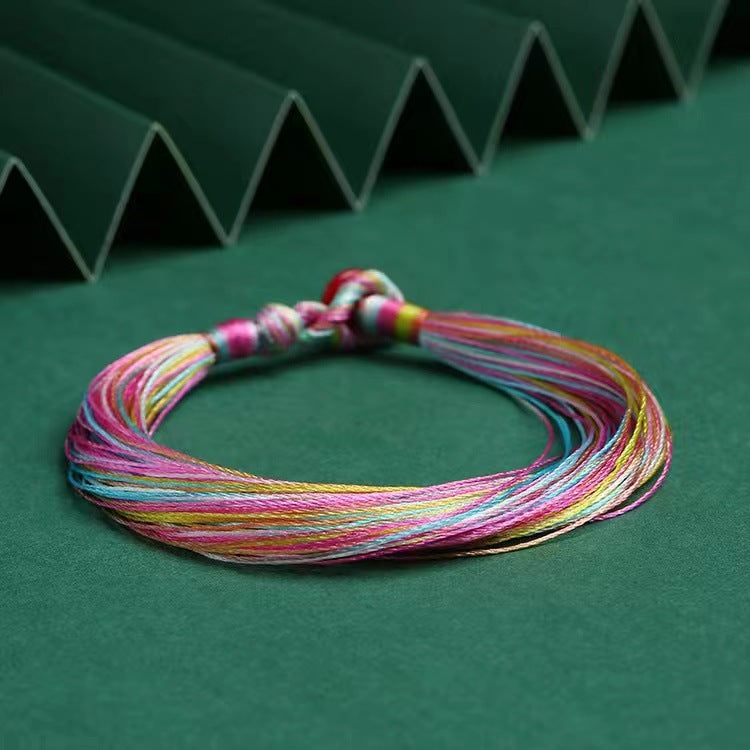 Festival Colorful Carrying Strap Chinese Style Adult Bracelets