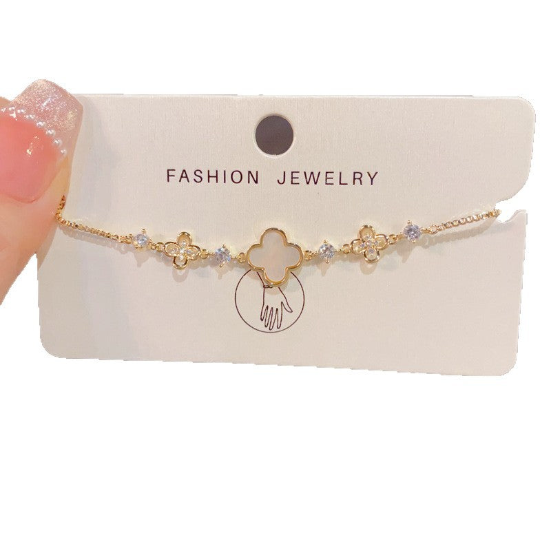 Simplicity Sweet Elegance Flower Pull-out Exquisite Bracelets