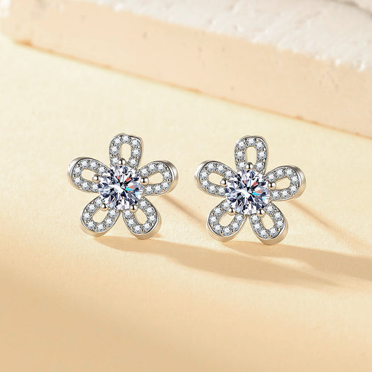Innovative Women's Sun Flower Ear Eardrops Stud Earrings