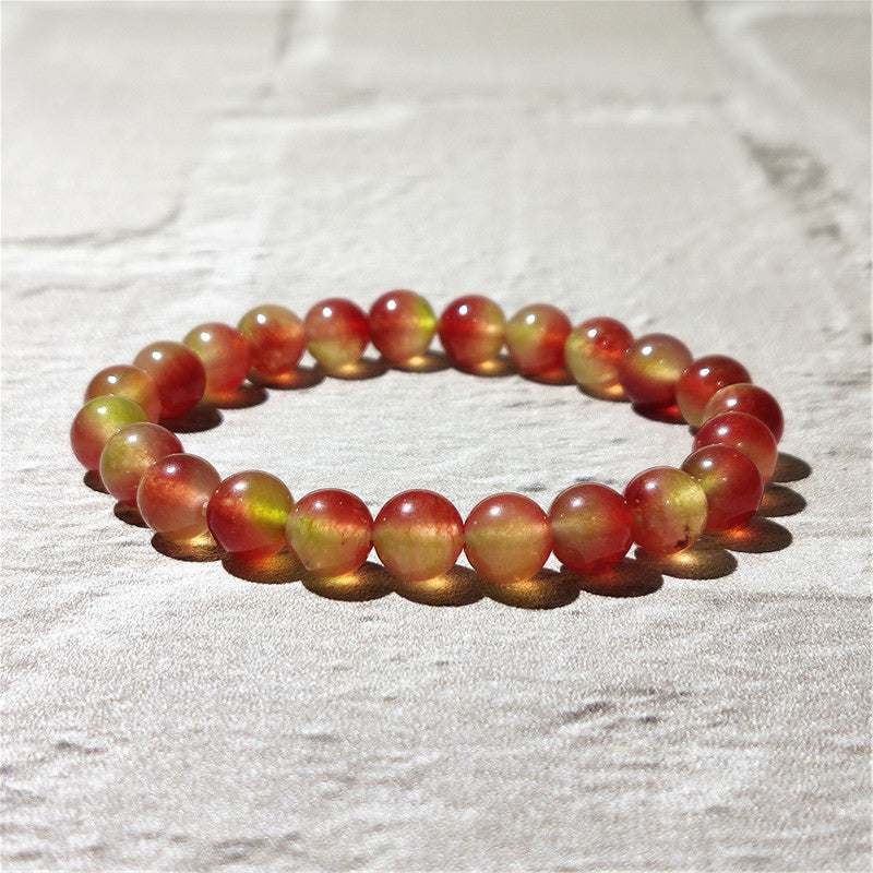 Women's Chalcedony Two-color Crystal Ethnic Style Couple Bracelet