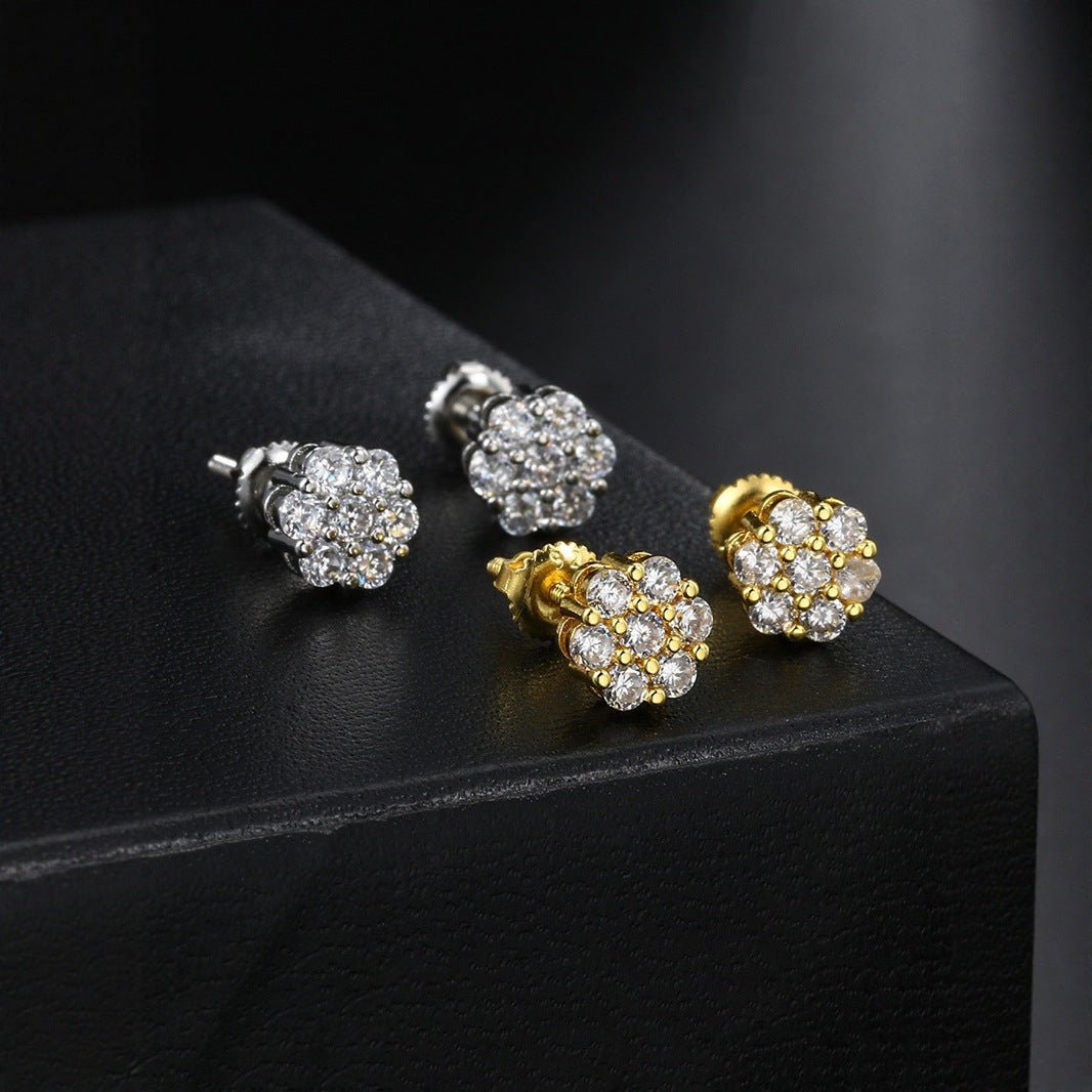 Micro Inlaid Zircon Gold Plated Popular Rings