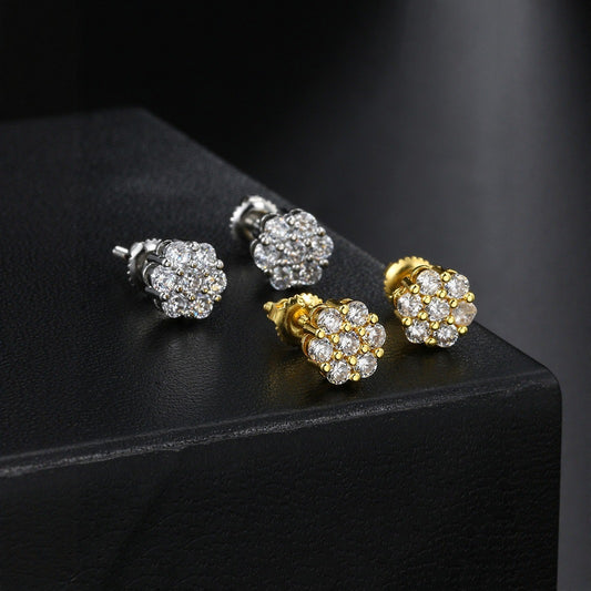 Micro Inlaid Zircon Gold Plated Popular Rings
