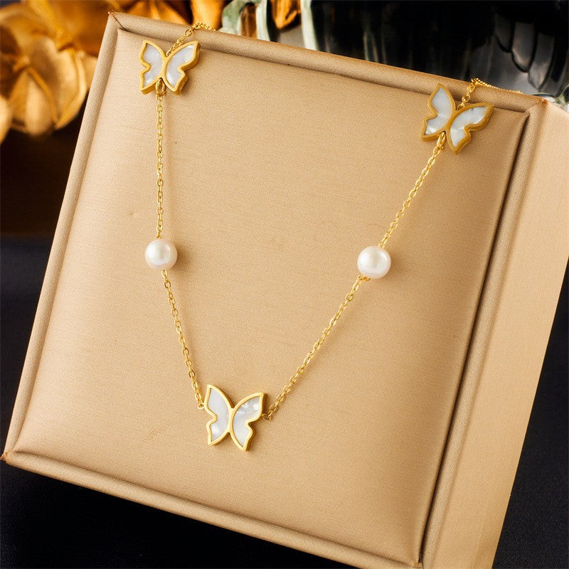 Clavicle Chain Simple Temperament Entry Lux Pendants