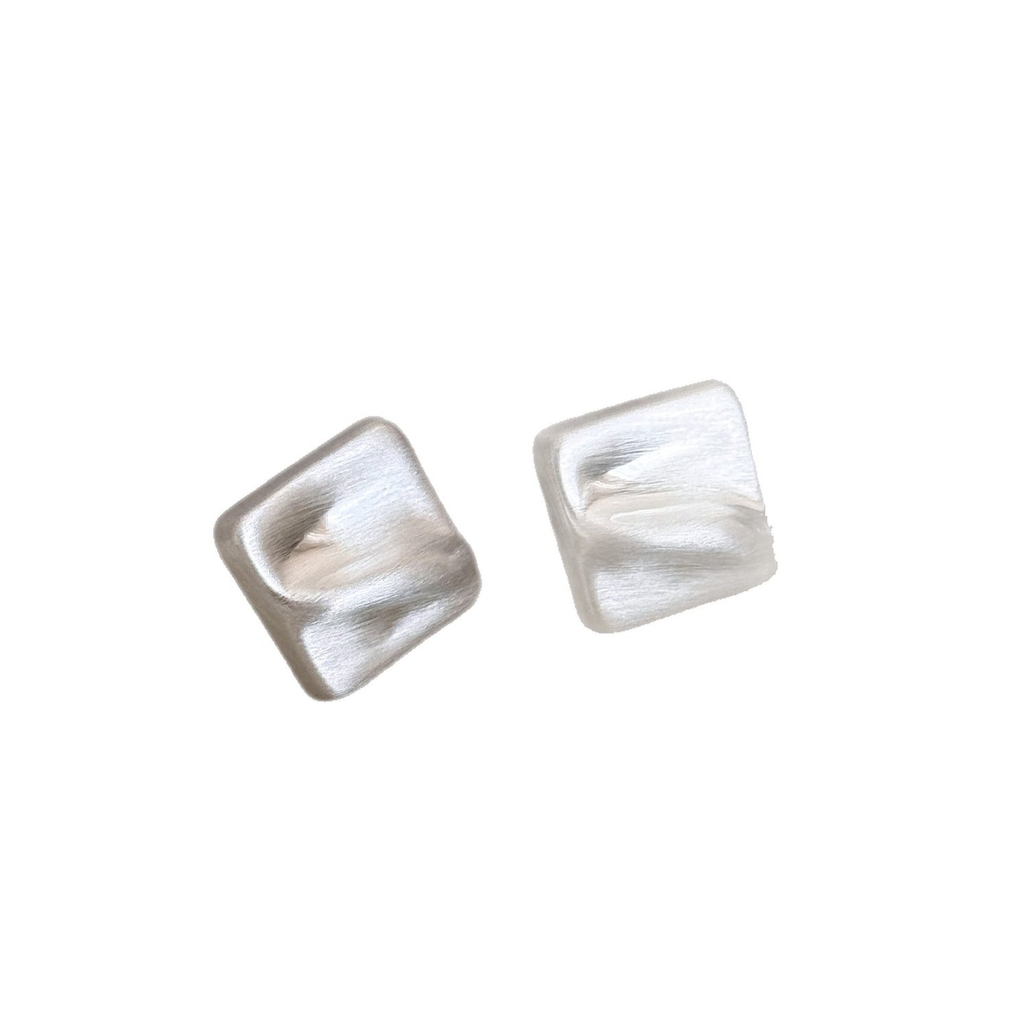 Cold Style Sier Needle Pleated Metal Fashion Commuter Simple Niche Rings
