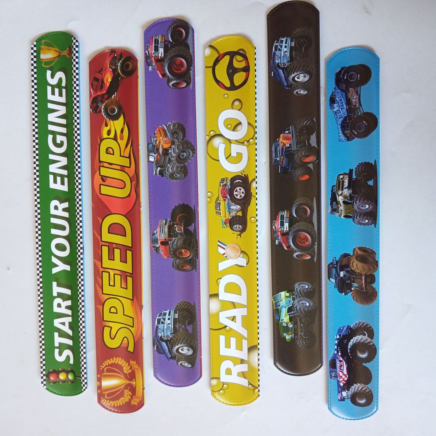 Monster Truck Vehicle Series Pop Racing Bracelet