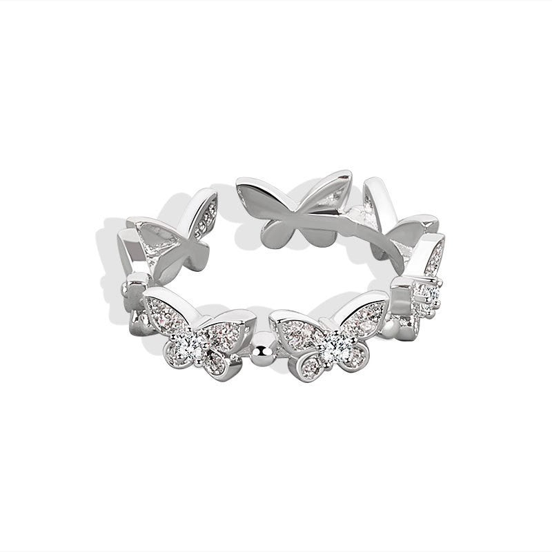 Minority Simple Design Super Flash Gentle Cold Ring