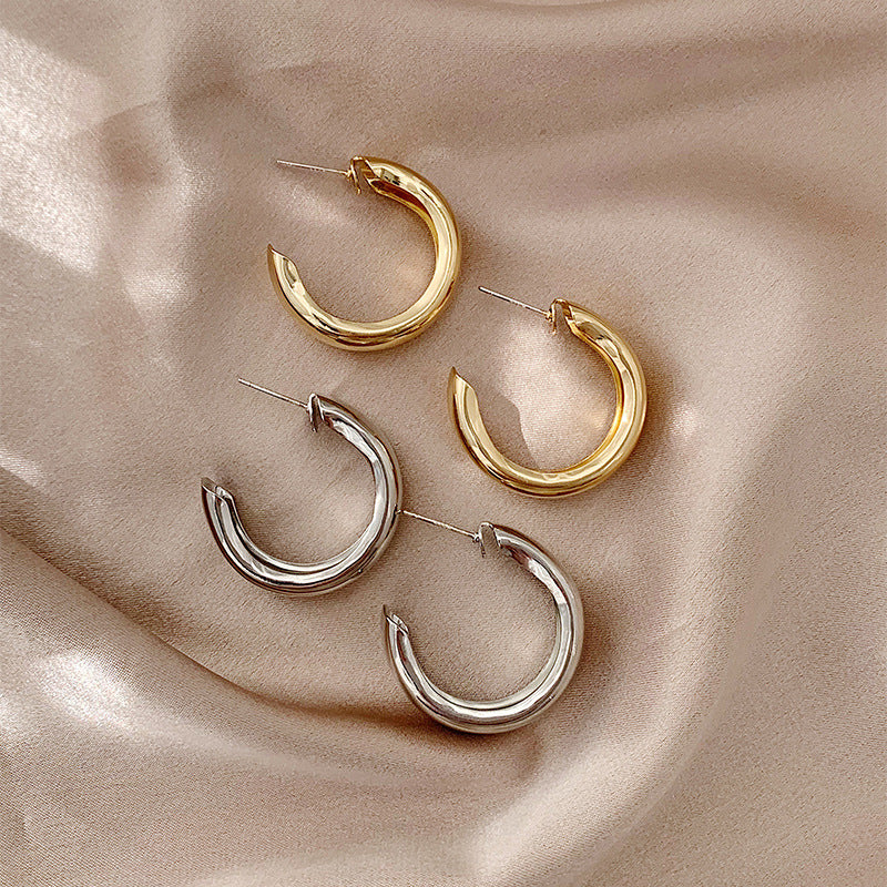 Women's Metal Cold Style High Sense Light Luxury Minority Ear Earrings