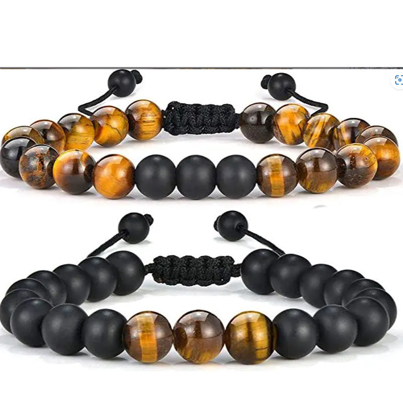 Jewelry Colorful Volcanic Rock Turquoise Tiger Eye Bracelets