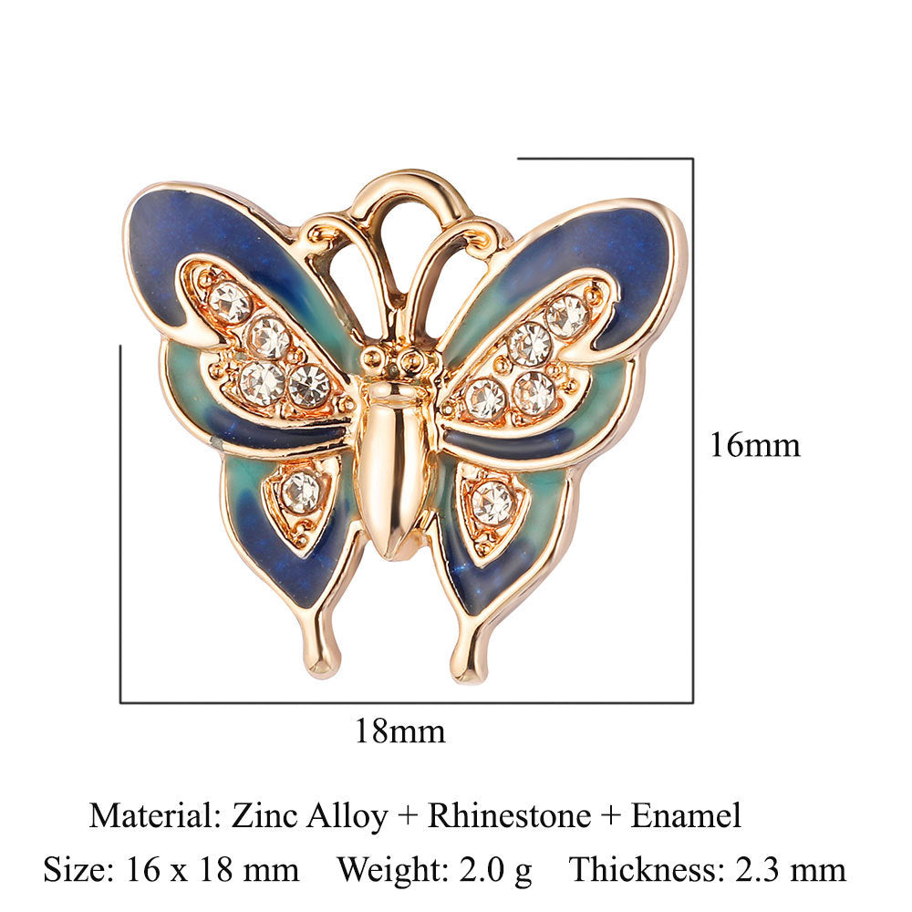 Playing Cards Wings Zinc Alloy Dolphin Pendants