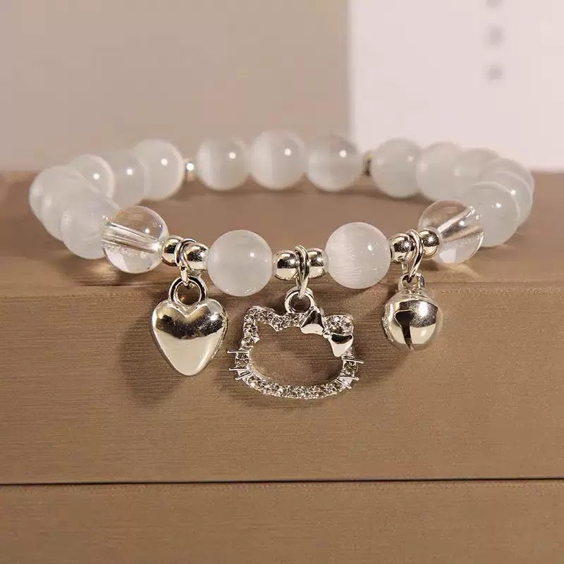 Style Blessing Card Beaded Female Summer Niche Design Temperament Imitation Bracelets