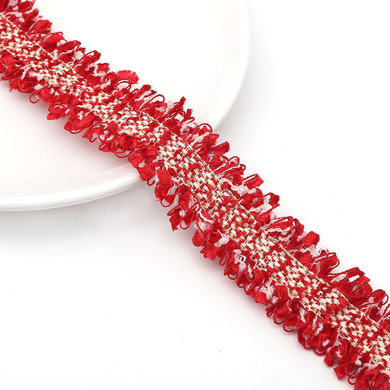 Classic Style Polyester Lace Handmade Suitcase Hat Weaving Rope Jewelry Accessories