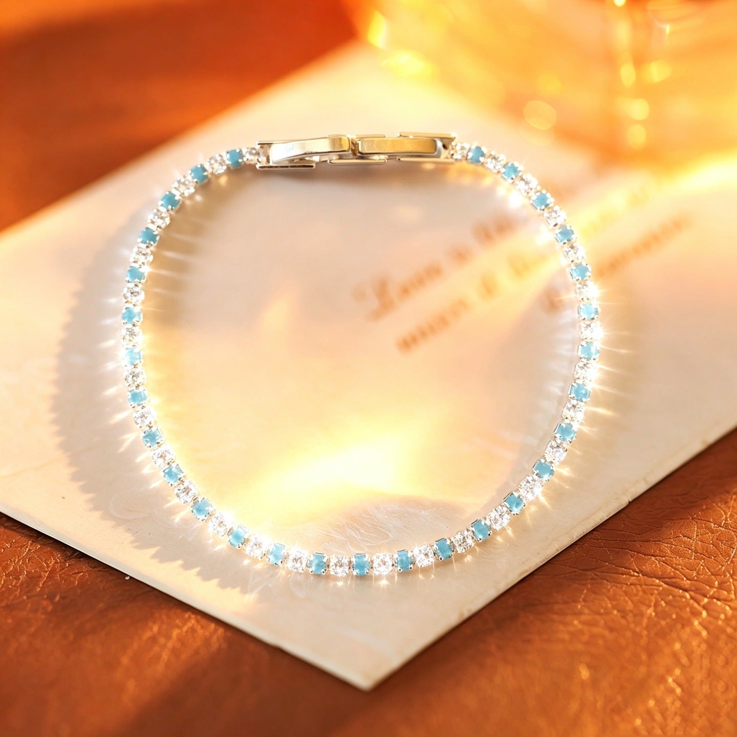 Affordable Luxury High-grade Single Row Diamond Bracelet