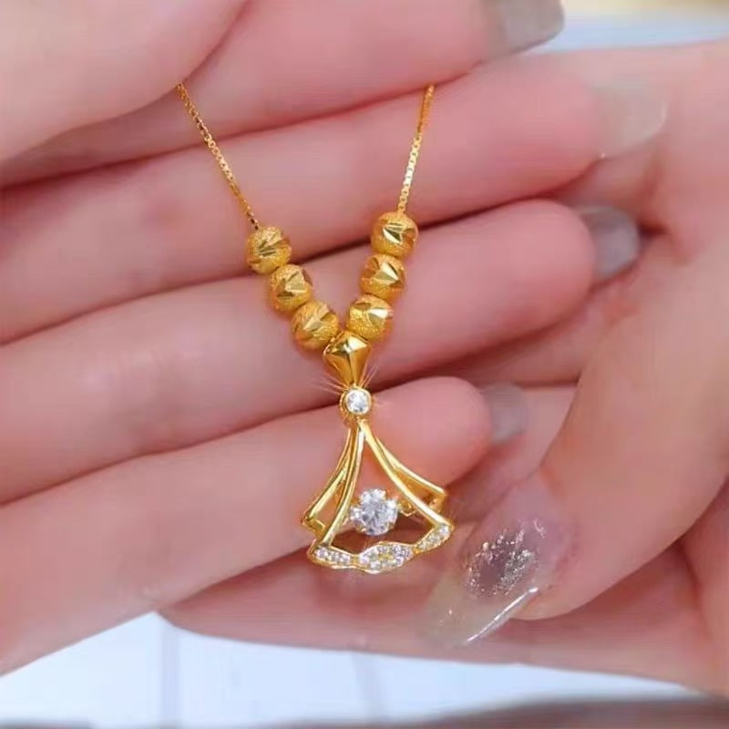Women's Skirt Smart Zircon Beads For Affordable Luxury Fashion Necklace