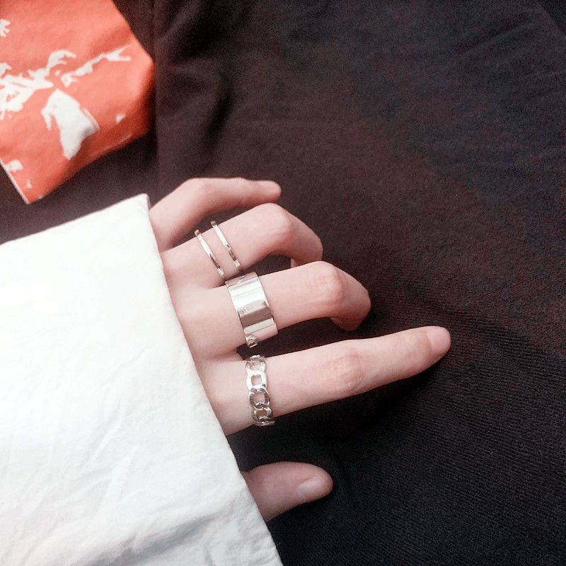 Women's Open Hip Hop Suit Cold Style Ring