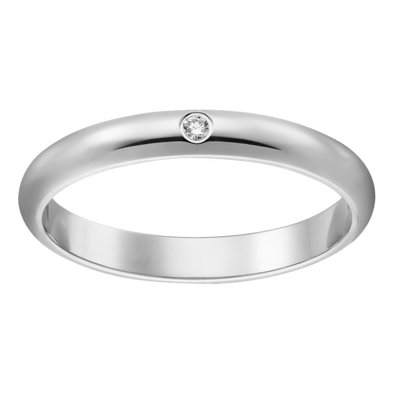 Home High Version Sier Signature Square Round Engagement Wedding Couple Ring