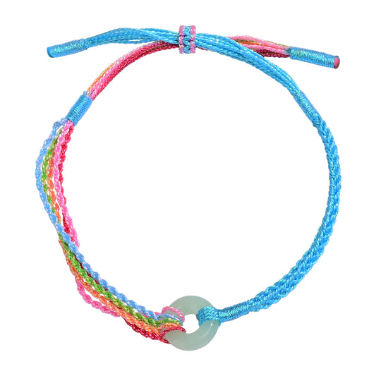 Children's Festival Colorful Rope Hand Weaving Magic Color Bracelet