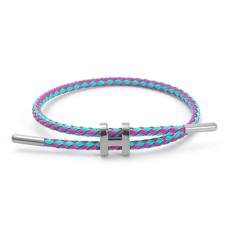Wire Rope Adjustable Hard Pure Gold Accessory Bracelets