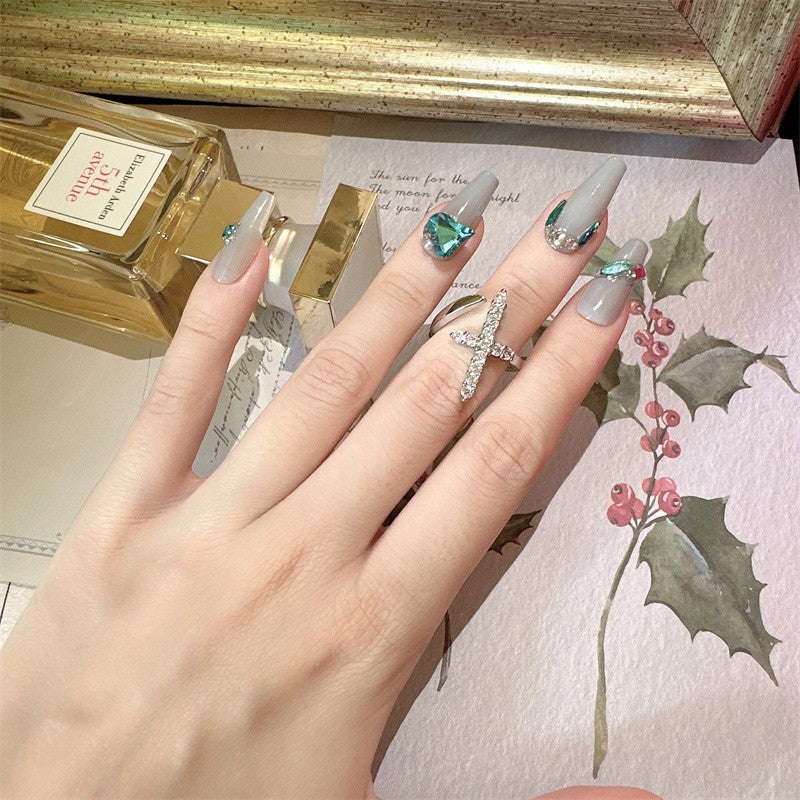 Cold Style Cross Super Flash Open Personalized Live Ring