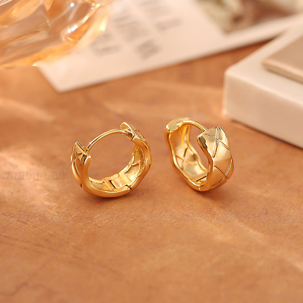Ear Clip High-grade Simple Elegant Metal Fashionable Earrings