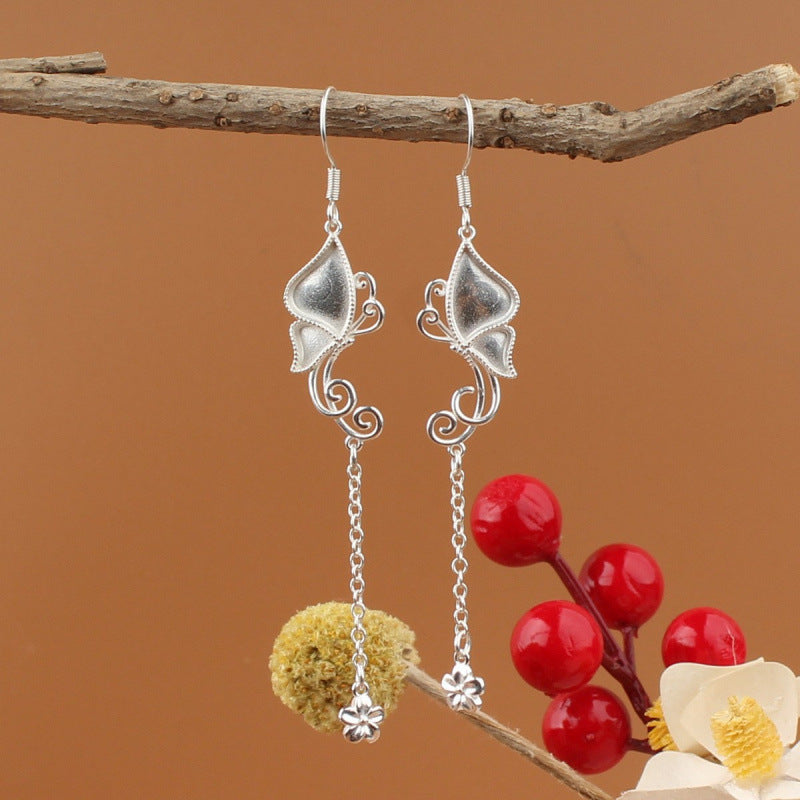 Ethnic Minority Style Handmade Miao Sier Earrings