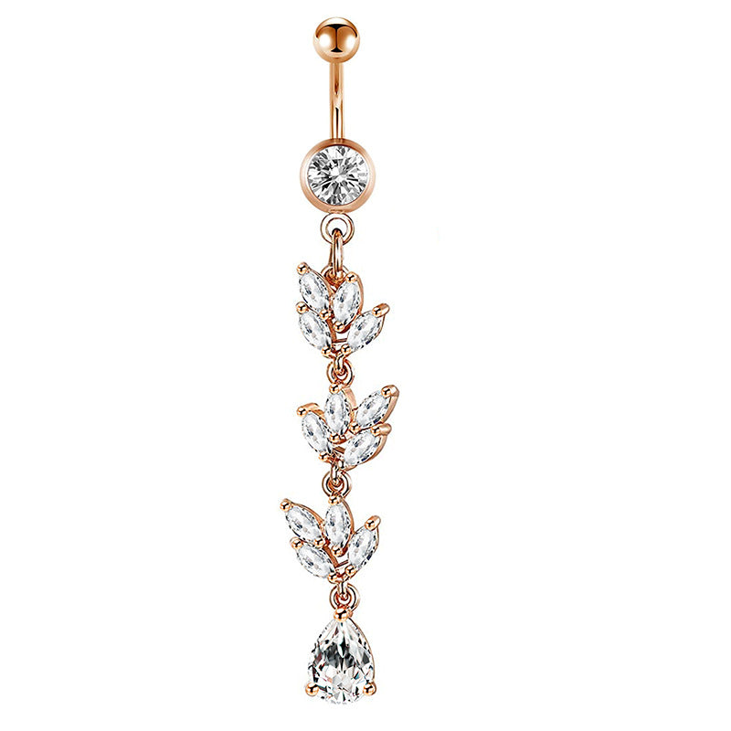 Mix Match Zircon Navel Suit Human Body Rings