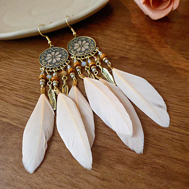 Women's Bohemian Style High-grade Ethnic Exaggerated Unique Earrings