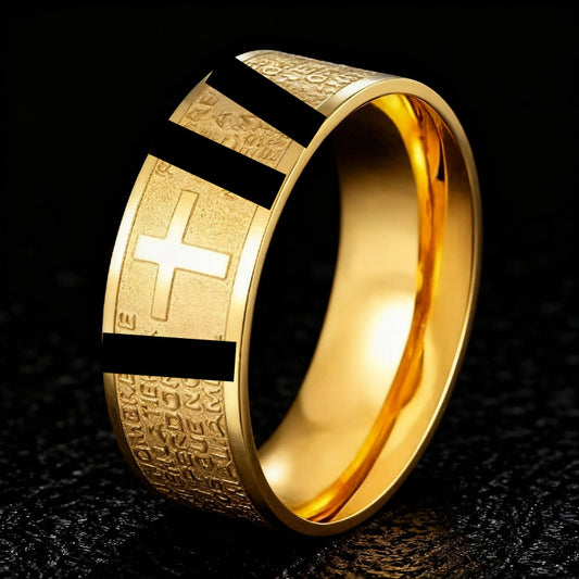 Men's Titanium Steel Stainless Simple Niche Advanced Fashion Ring