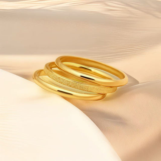 Titanium Female French Style Niche Advanced Light Luxury Iii Ring