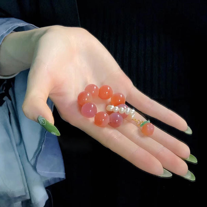 Pink Hand Toy Beads Play Gentle Mini Bracelet