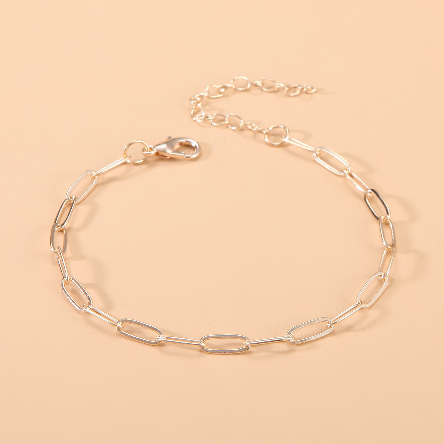 Women's Simple Cold Style Girlfriends Alloy Metal Bracelet