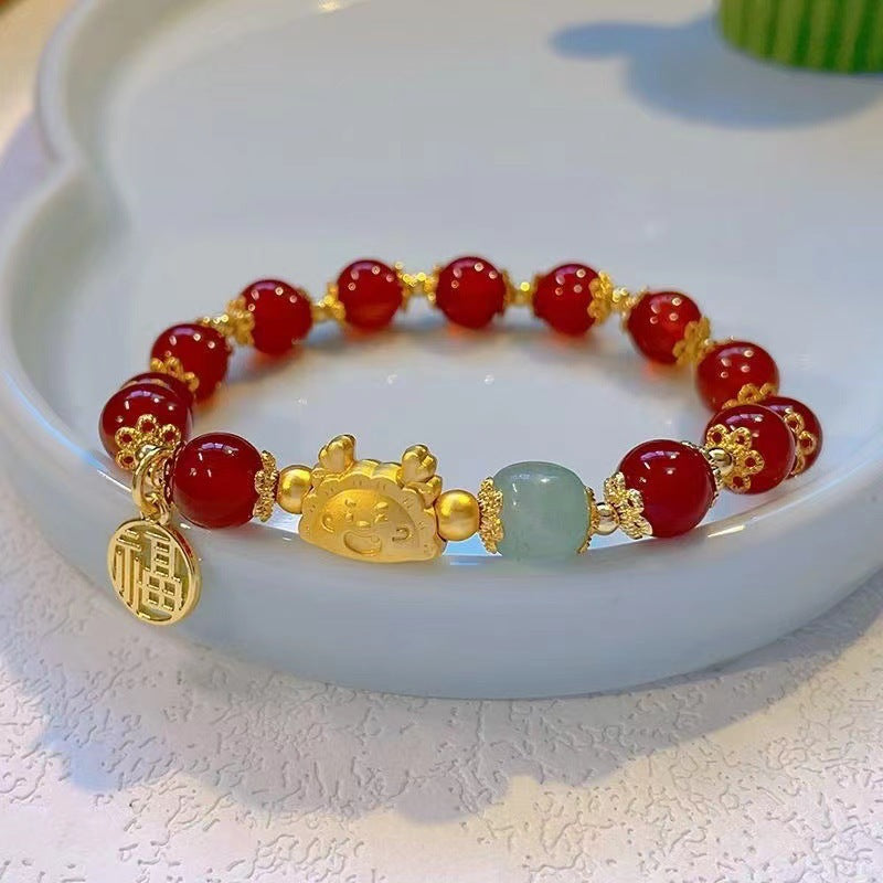Chinese Sweet Bamboo Joint Safety Buckle Design High-grade Bracelet
