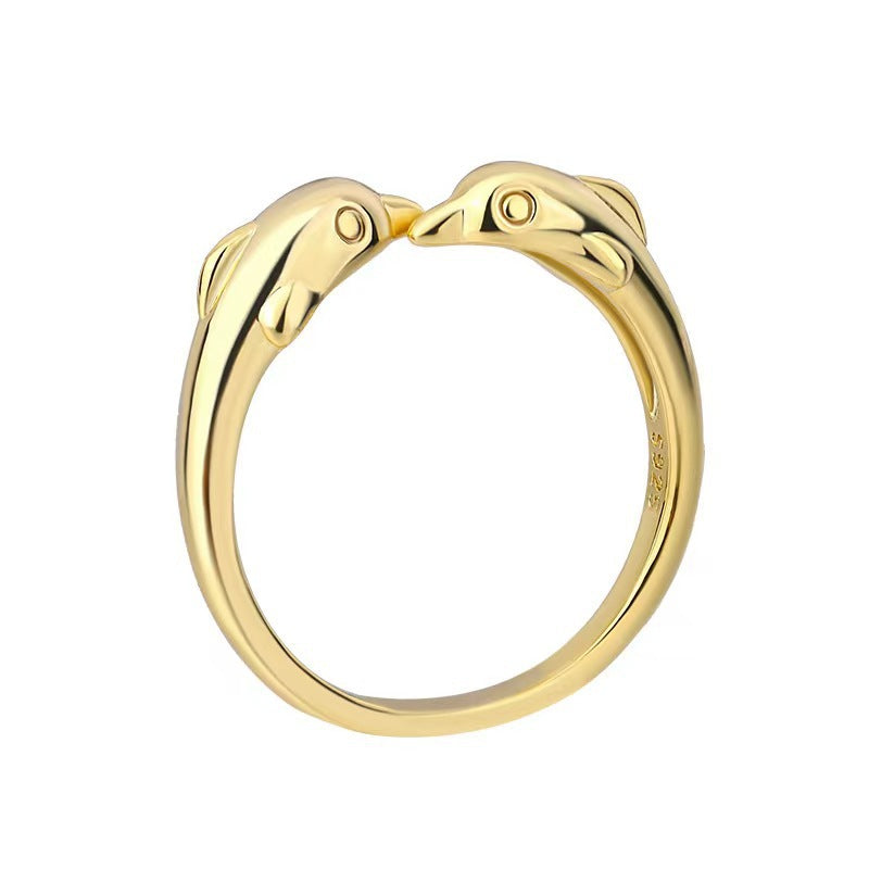 Design Simple Opening Index Finger Style Romantic Ring
