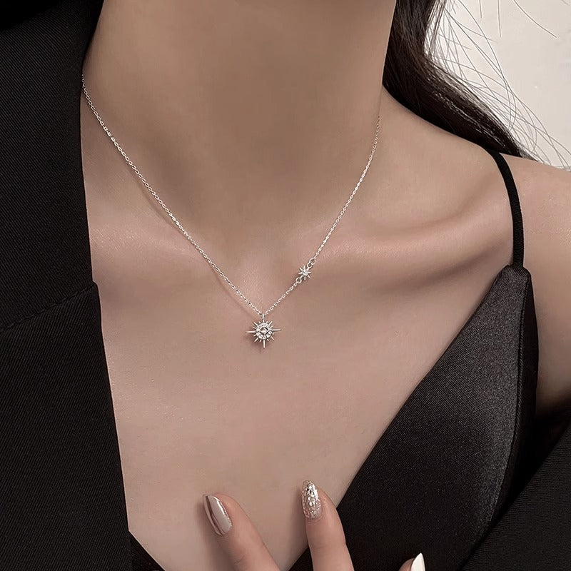 Women's Sier Light Luxury High-grade Design Clavicle Necklaces