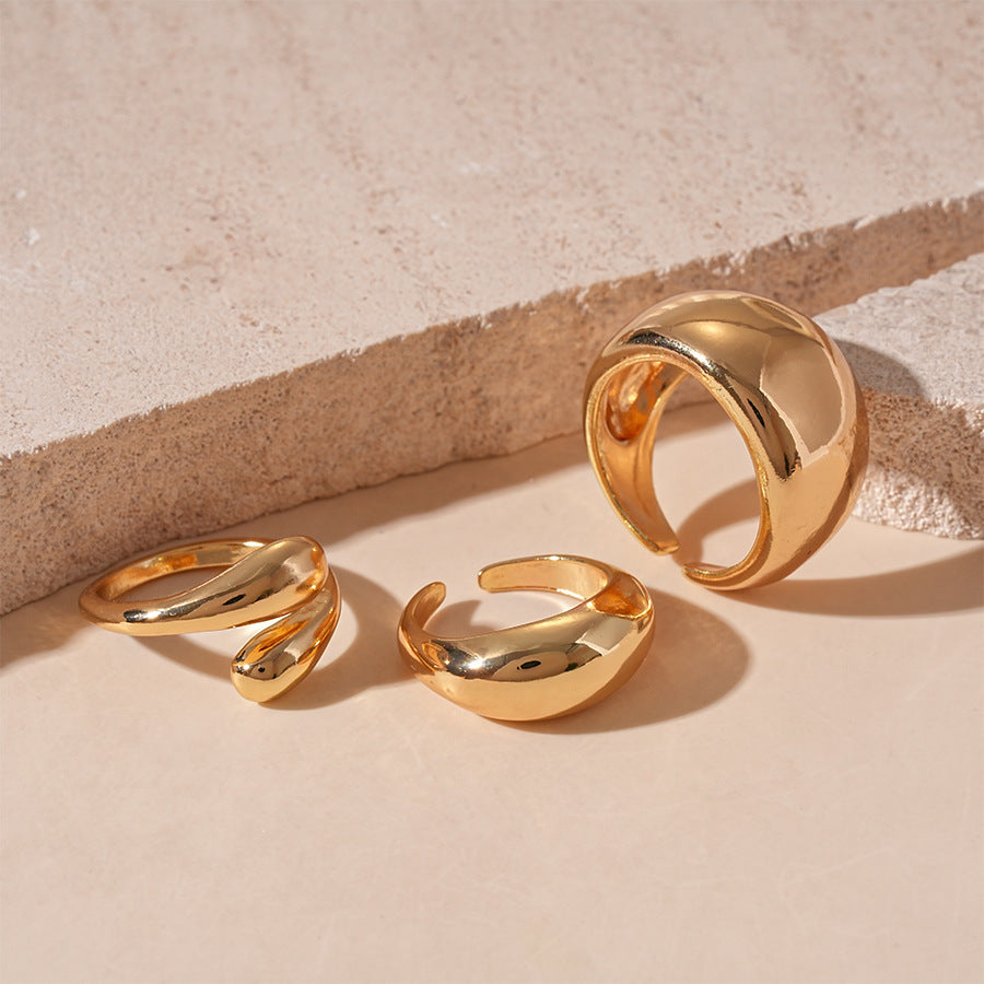 Rose Flower Love Pearl Light Luxury High Sense Ring