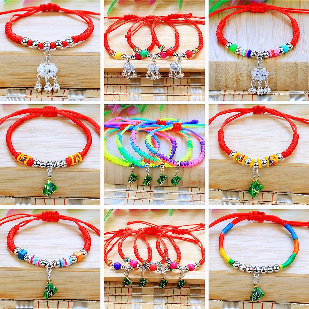 Women's & Men's Spot Hand-woven Dragon Boat Festival Colorful Bracelet