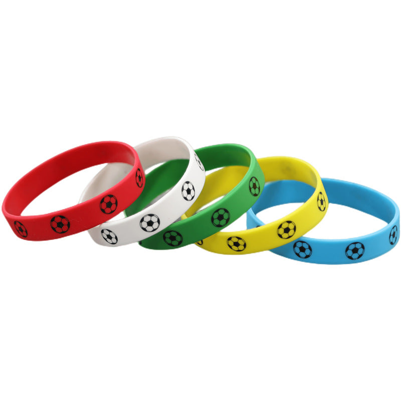 Football Silicone Fans Club Commemorative Gift Bracelets