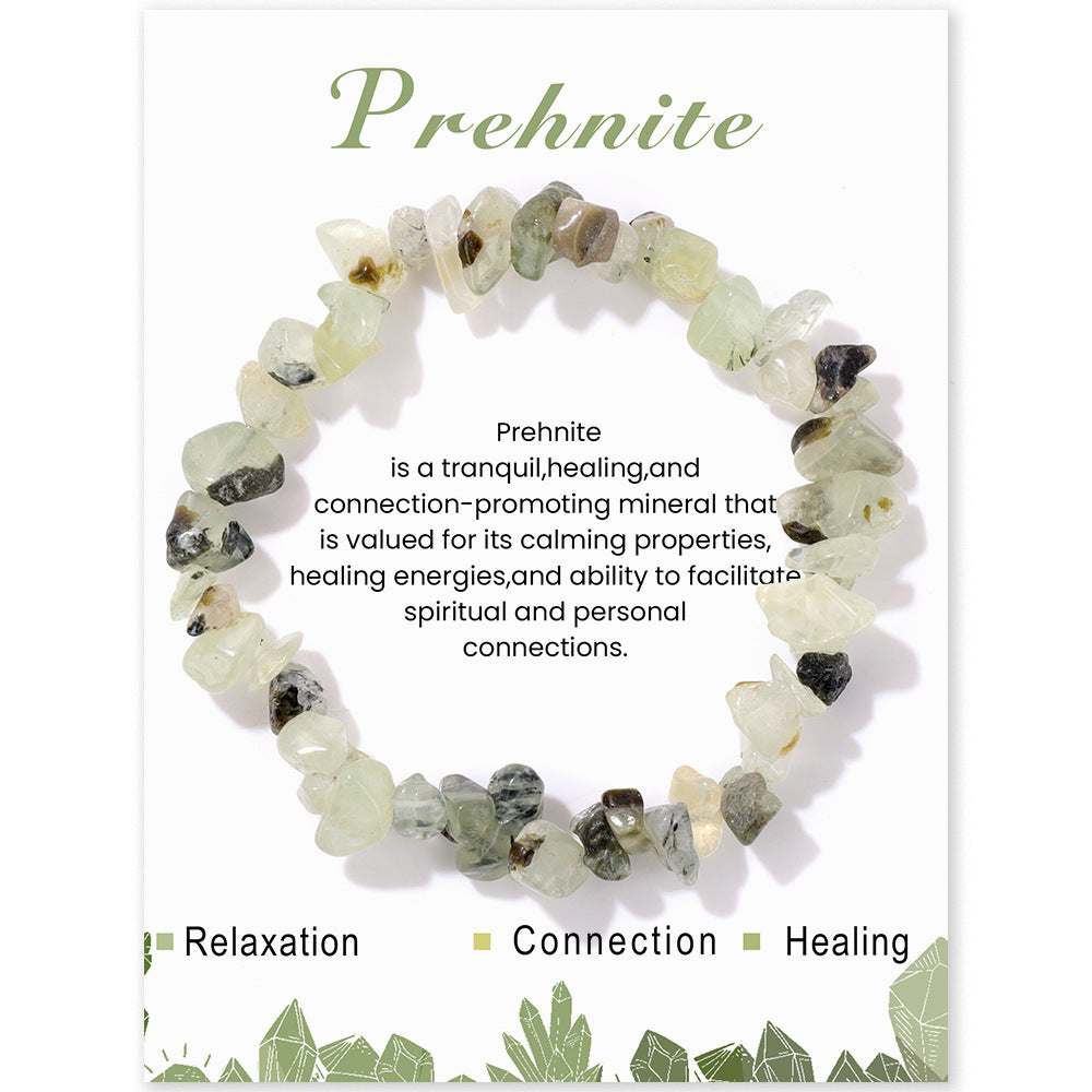 Women's Natural Stone Chain Simple Cute Color Bracelets